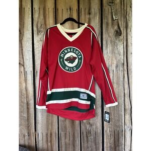 NHL Minnesota Wild Zach Parise 11 Jersey Red Size Small Officially Licensed